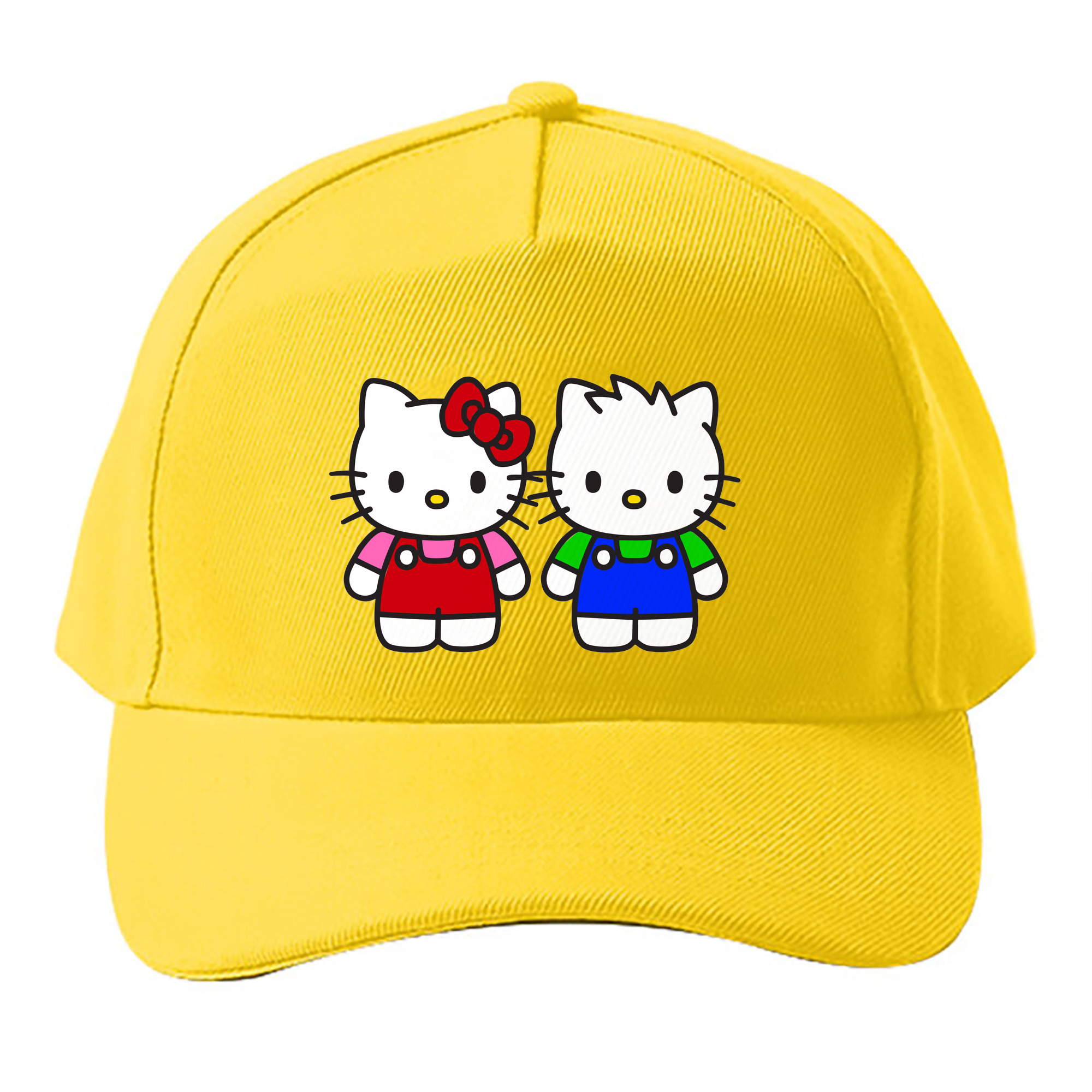 （画像用） Hello Kitty ハローキティ ベースボールキャップ 綿100％ 男女兼用 帽子 スポーツ